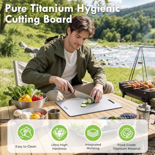 3-Piece Pure Titanium Cutting Board Set