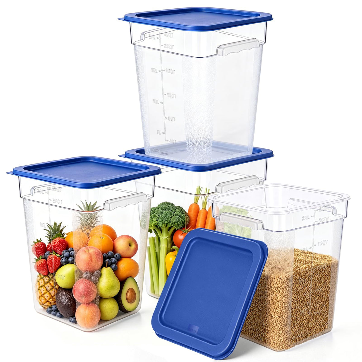 FIRMDKWEED Polycarbonate Food Container Set