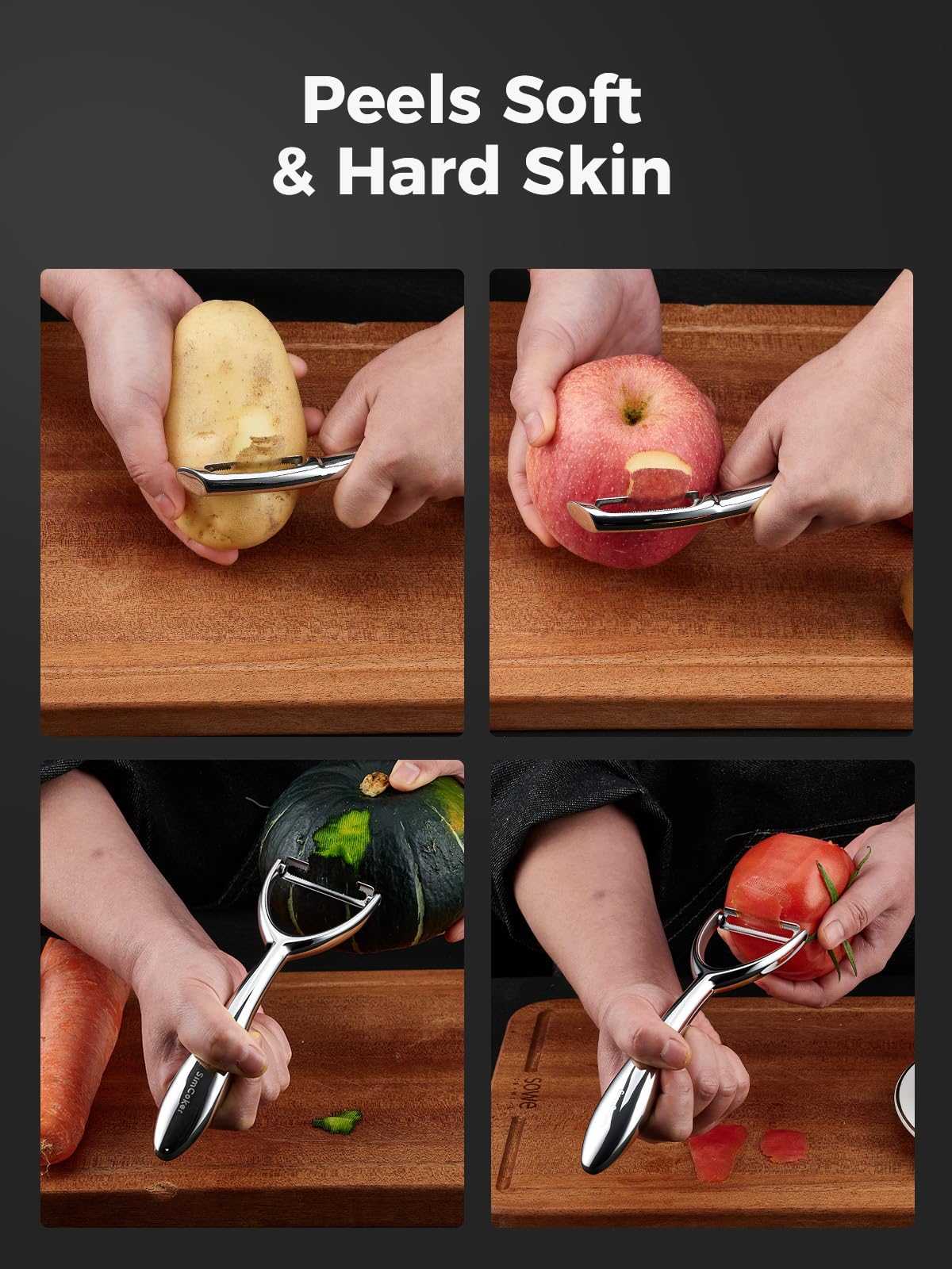 Stainless Steel Y Vegetable Peeler Set