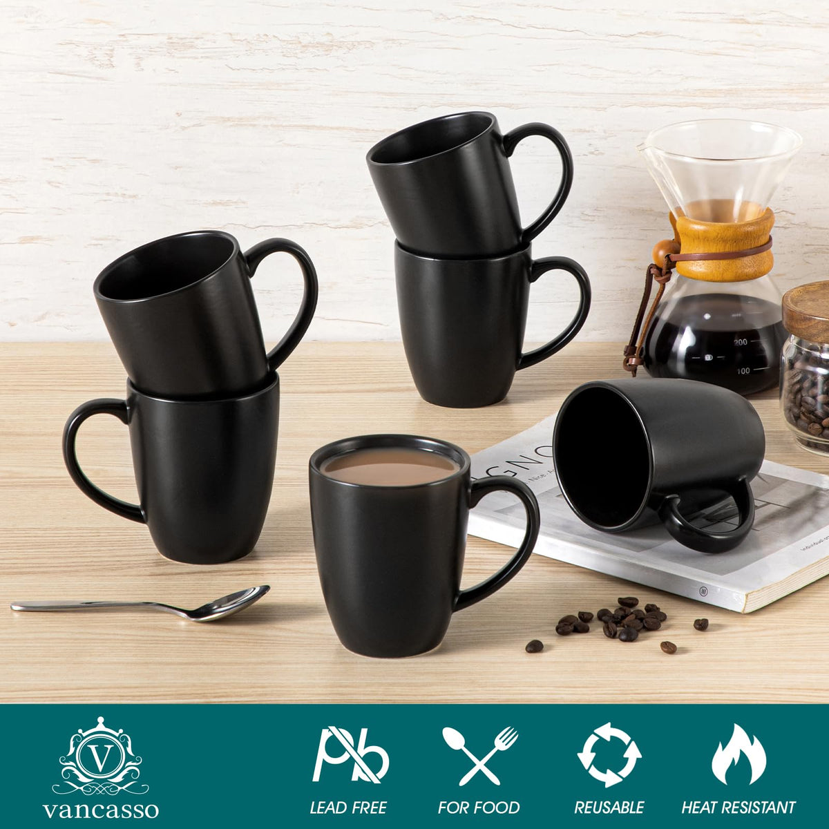 vancasso 12oz and 16oz Mug Collection