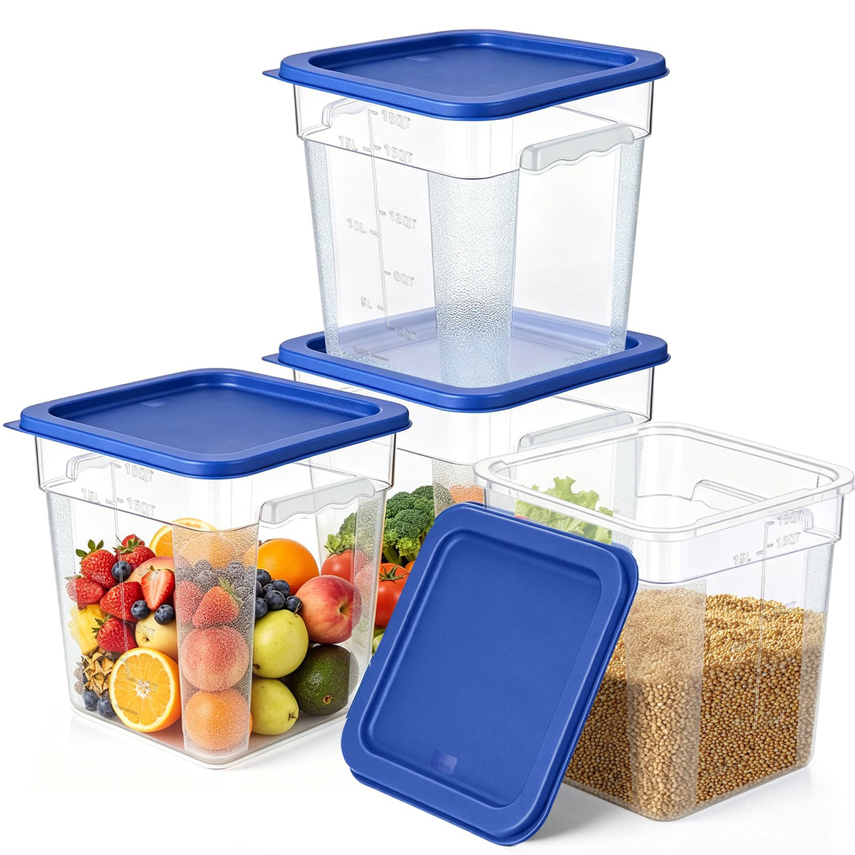 FIRMDKWEED Polycarbonate Food Container Set