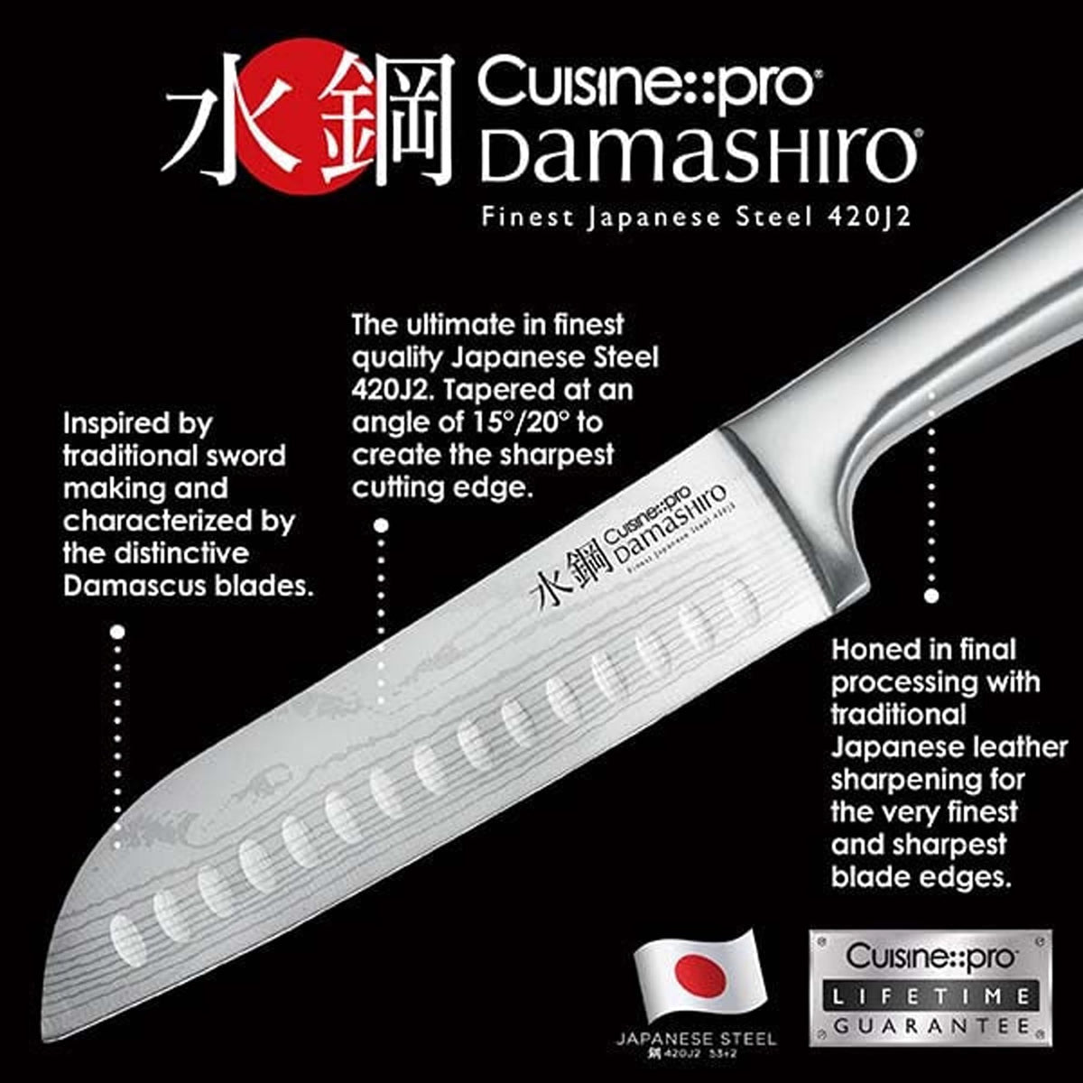 Cuisine::pro Damashiro 10-Piece Knife Block Set