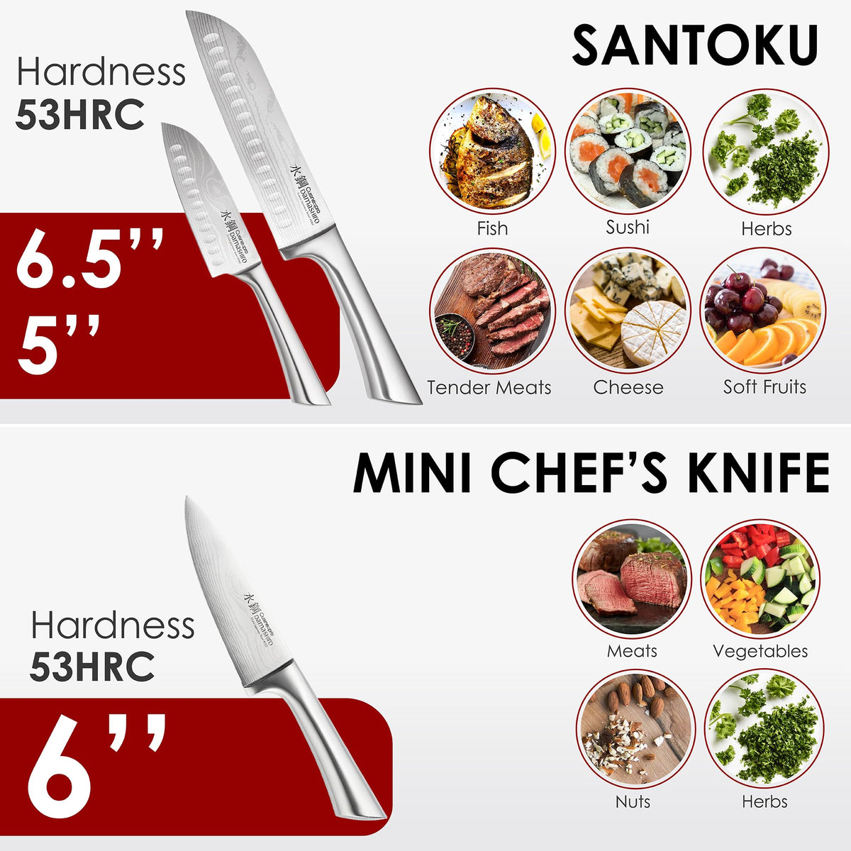 Cuisine::pro Damashiro 10-Piece Knife Block Set